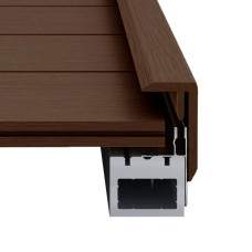F-профіль для фасадної дошки Legro Natural Walnut